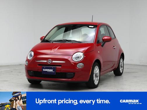 Red 2017 FIAT 500 Pop