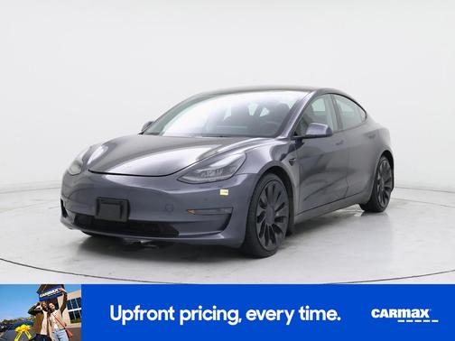 Gray 2023 Tesla Model 3 Performance