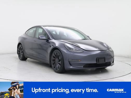 Gray 2023 Tesla Model 3 Performance