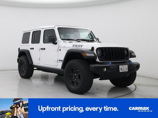 White 2024 Jeep Wrangler 4xe Willy's