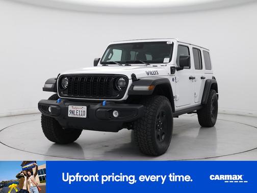 White 2024 Jeep Wrangler 4xe Willy's