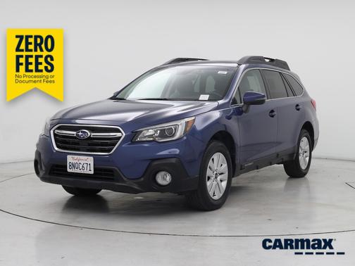 Blue 2019 Subaru Outback 2.5I Premium