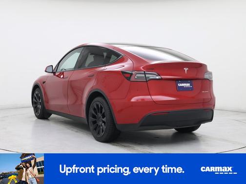 Red 2020 Tesla Model Y Long Range