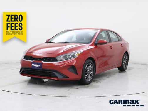 Red 2022 Kia Forte LXS