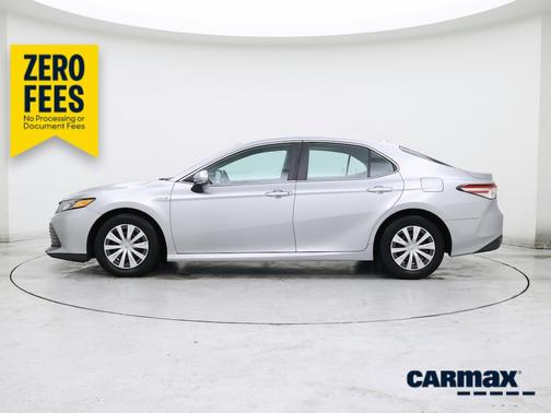 Silver 2020 Toyota Camry Hybrid LE