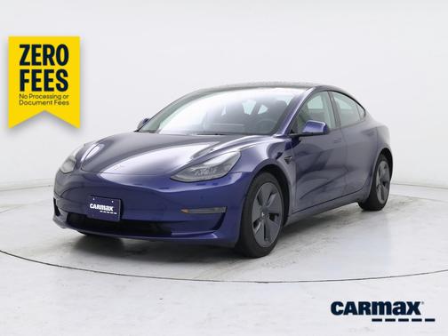 Blue 2023 Tesla Model 3