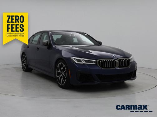 Blue 2022 BMW M550 I xDrive