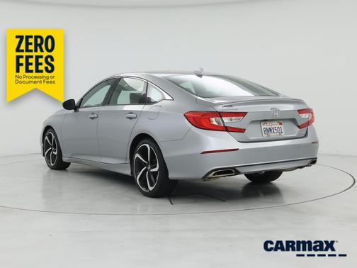 Silver 2018 Honda Accord Sport