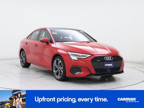 Red 2023 Audi A3 Premium