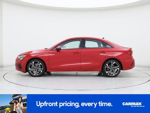 Red 2023 Audi A3 Premium