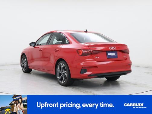 Red 2023 Audi A3 Premium