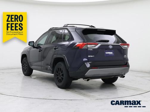 Blue 2021 Toyota RAV4 Hybrid XSE