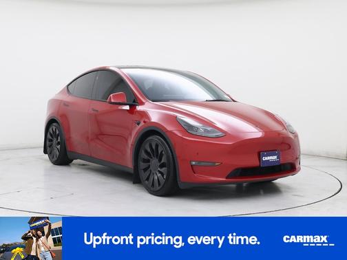 Red 2023 Tesla Model Y Performance