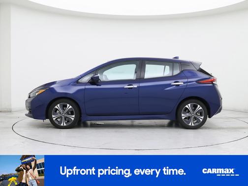 Blue 2022 Nissan Leaf SV