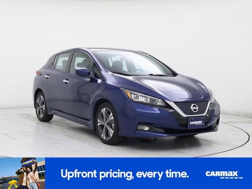 Blue 2022 Nissan Leaf SV
