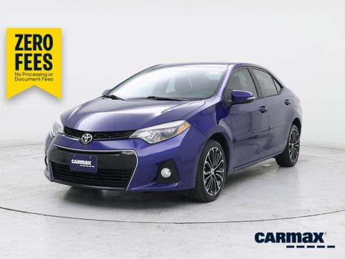 Blue 2016 Toyota Corolla S Plus