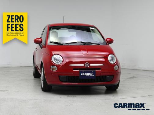 Red 2017 FIAT 500 Pop