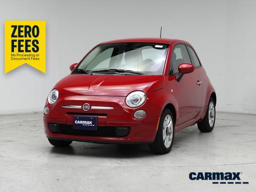 Red 2017 FIAT 500 Pop