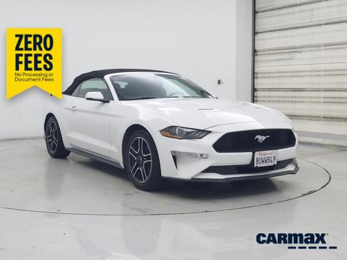 White 2019 Ford Mustang Ecoboost Premium