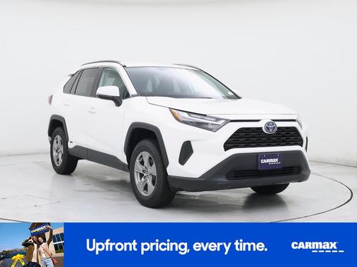 White 2024 Toyota RAV4 Hybrid XLE