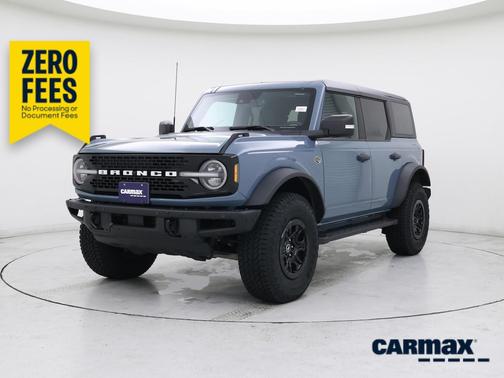 Blue 2022 Ford Bronco Wildtrak