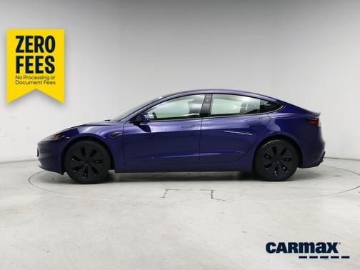 Blue 2025 Tesla Model 3 Long Range