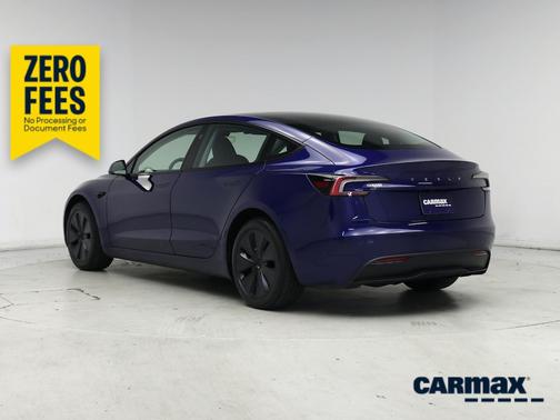 Blue 2025 Tesla Model 3 Long Range