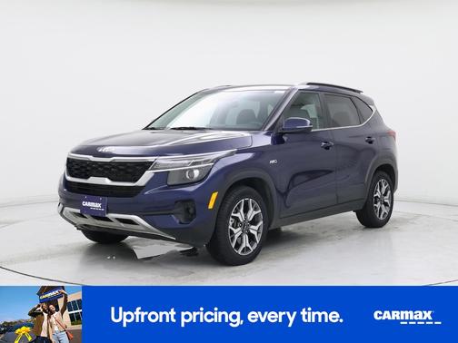 Blue 2022 Kia Seltos EX