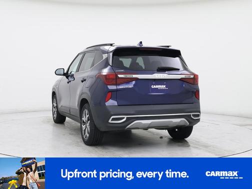 Blue 2022 Kia Seltos EX