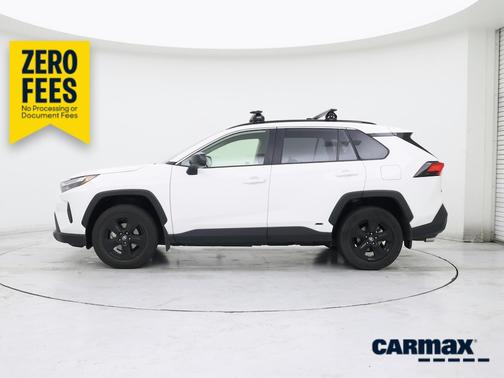 White 2024 Toyota RAV4 Hybrid LE