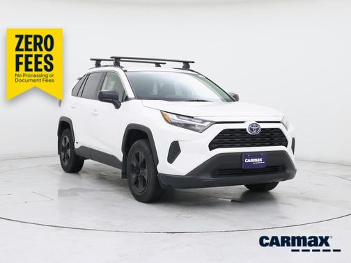 White 2024 Toyota RAV4 Hybrid LE