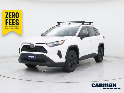 White 2024 Toyota RAV4 Hybrid LE