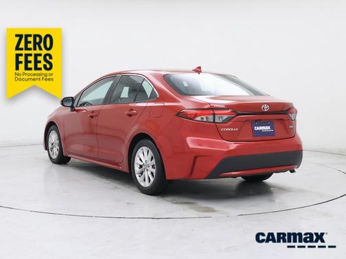 Red 2021 Toyota Corolla XLE