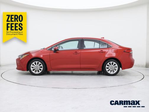 Red 2021 Toyota Corolla XLE