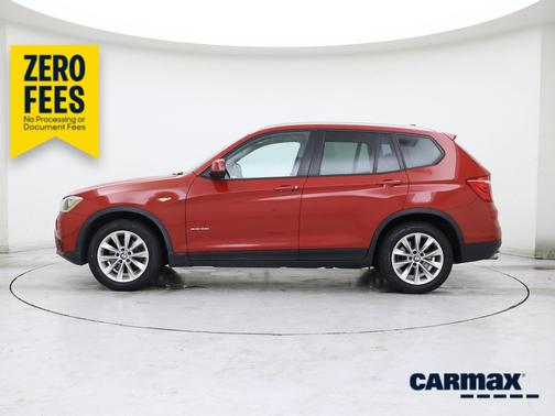 Red 2017 BMW X3 XDrive28i