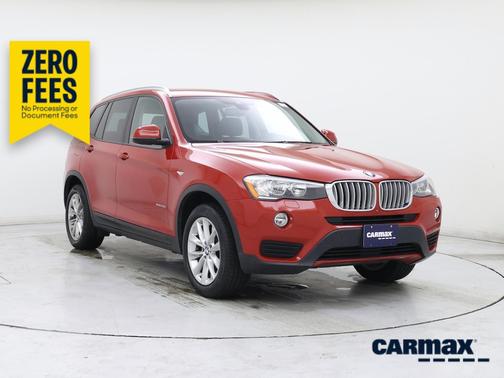 Red 2017 BMW X3 XDrive28i