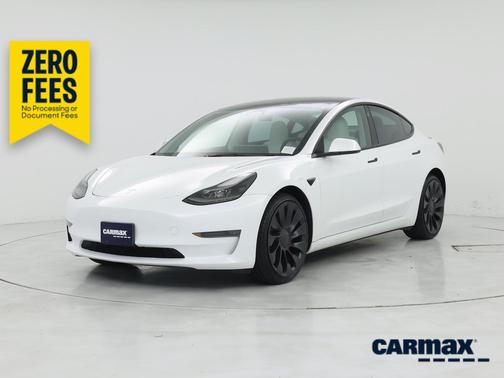 White 2023 Tesla Model 3 Performance