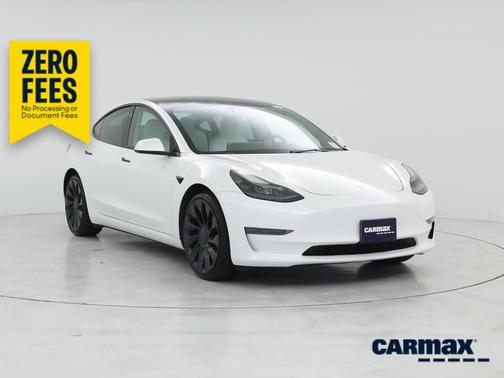 White 2023 Tesla Model 3 Performance