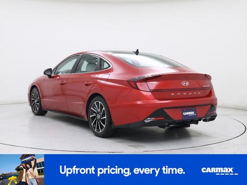 Red 2021 Hyundai SONATA Limited