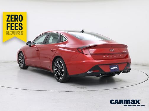 Red 2021 Hyundai SONATA Limited