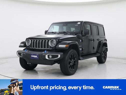 Black 2024 Jeep Wrangler 4xe Sahara
