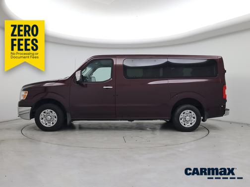 Burgundy 2015 Nissan NV Passenger NV3500 HD SL