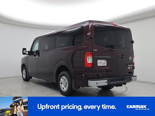 Burgundy 2015 Nissan NV Passenger NV3500 HD SL