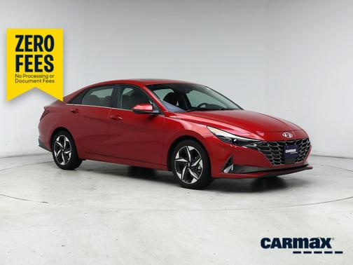 Red 2021 Hyundai ELANTRA Limited