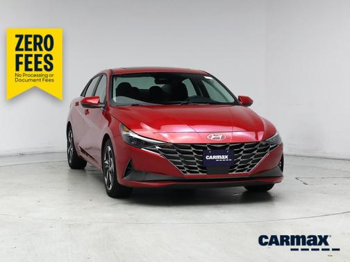 Red 2021 Hyundai ELANTRA Limited