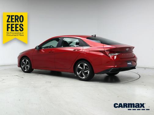 Red 2021 Hyundai ELANTRA Limited