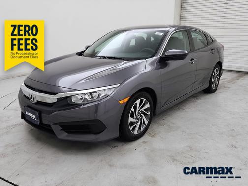 Gray 2018 Honda Civic EX