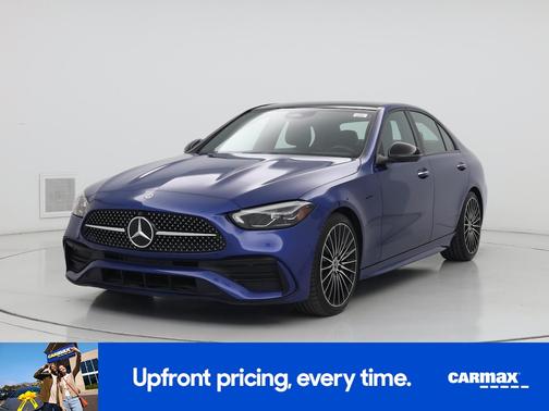 Blue 2022 Mercedes-Benz C-Class