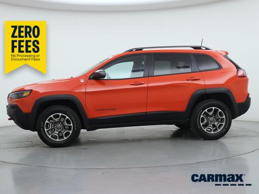 Orange 2021 Jeep Cherokee Trailhawk