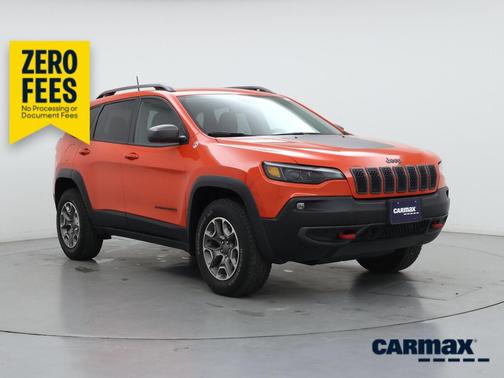 Orange 2021 Jeep Cherokee Trailhawk